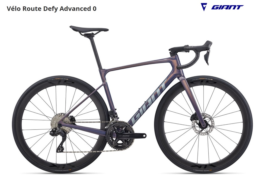 Location v&eacute;lo de route Giant Defy Advanced 0 &agrave; l&rsquo;Alpe d&rsquo;Huez