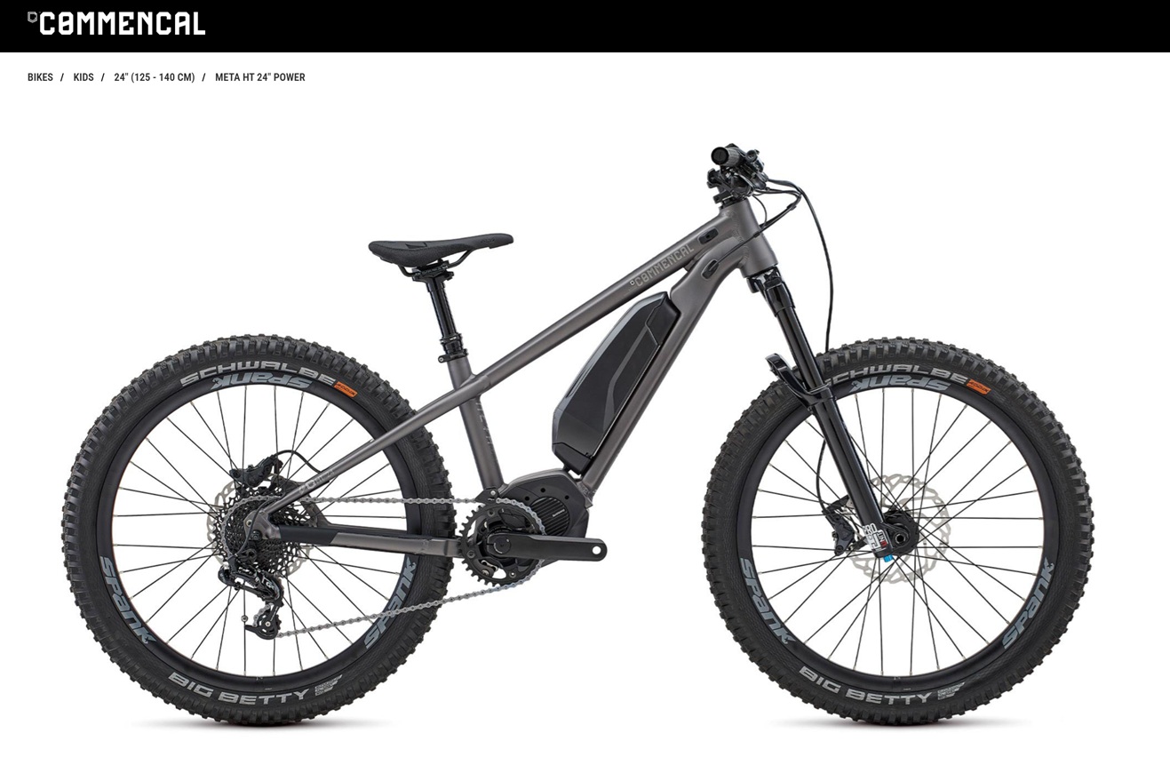 Location VTT &eacute;lectrique junior Commencal Meta HT 24 Power 2026 &agrave; l&rsquo;Alpe d&rsquo;Huez